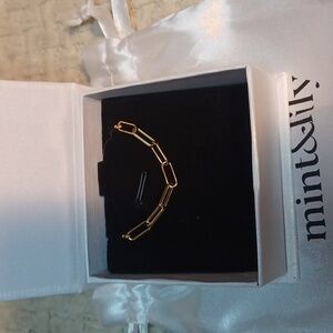 NIB Mint & Lily Gold Bracelet